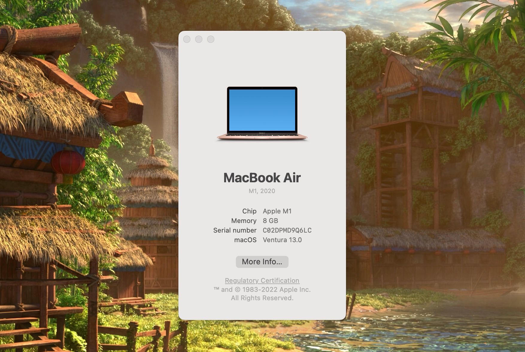 Screenshot of the About This Mac window