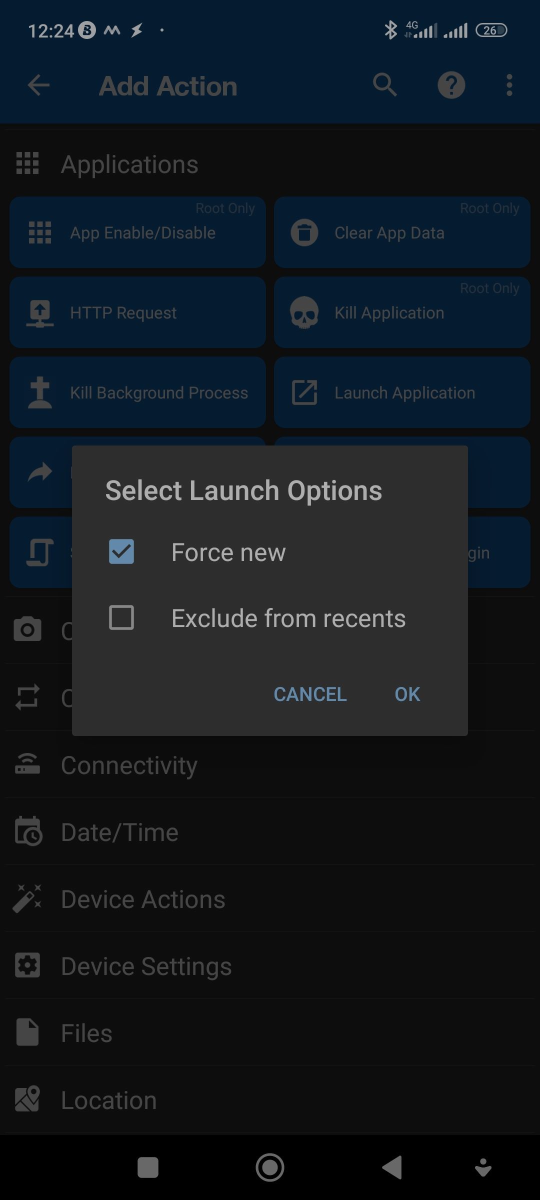 Making an app Force-launch using MacroDroid