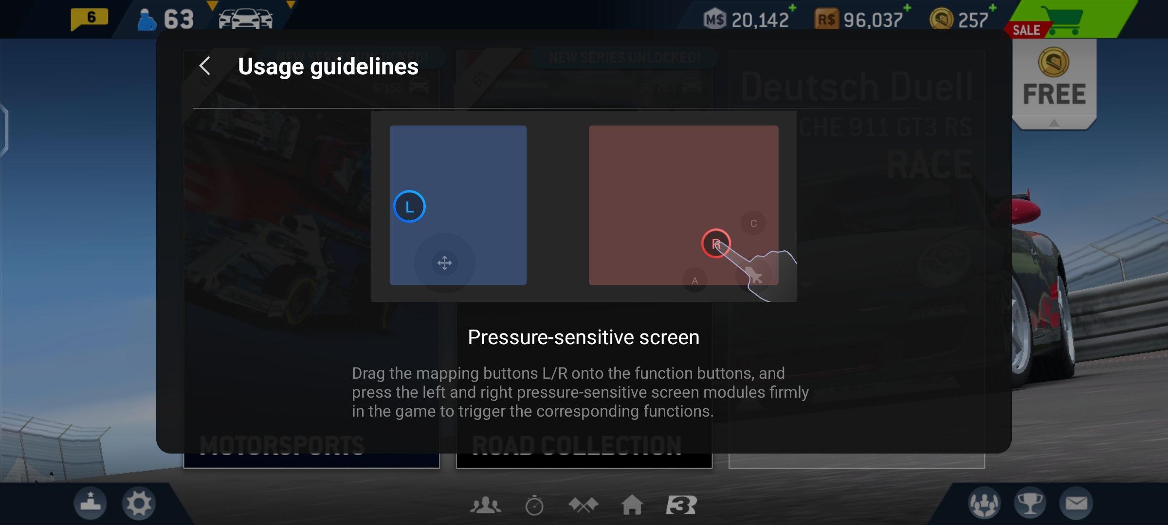 iQOO 11 Pressure-sensitive screen feature