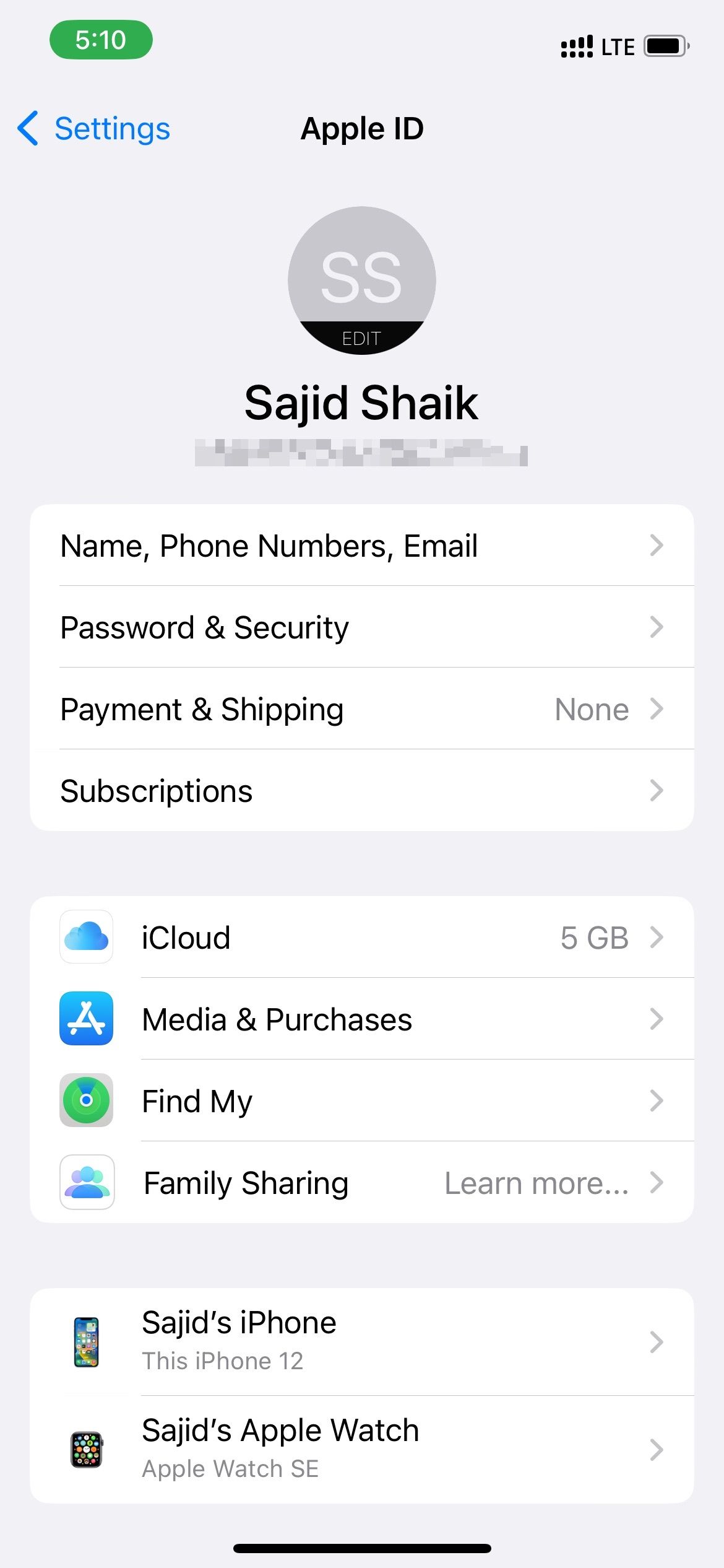 iCloud و سپس Advanced Data Protection را در زیر گزینه های Apple ID در iOS انتخاب کنید