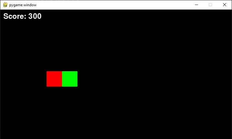 بازی ساده pygame با افزایش امتیاز