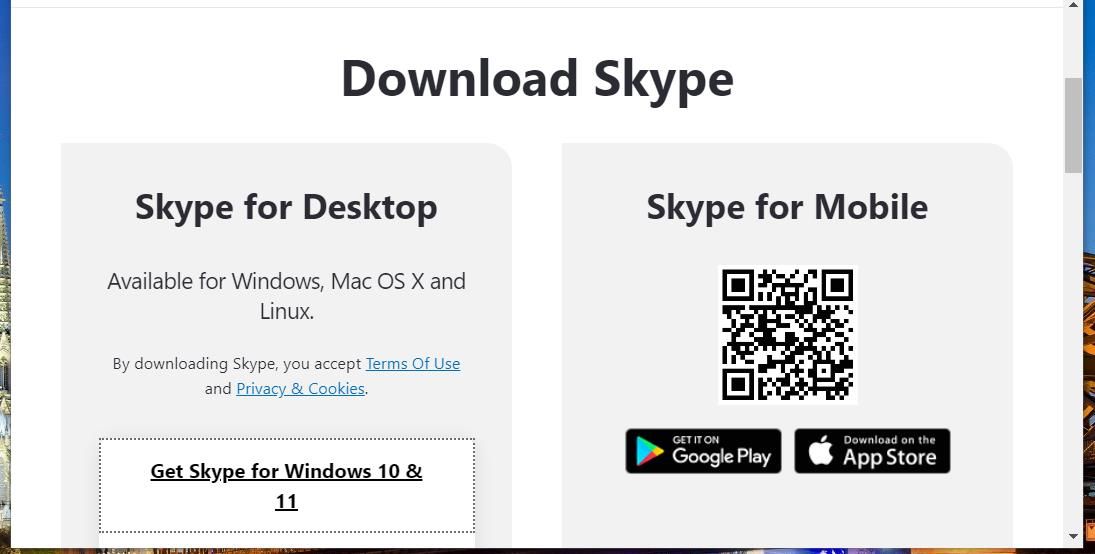 Obtén la opción de Skype para Windows 10 y 11 