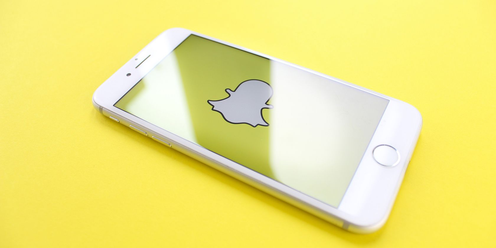 snapchat logo on iPhone