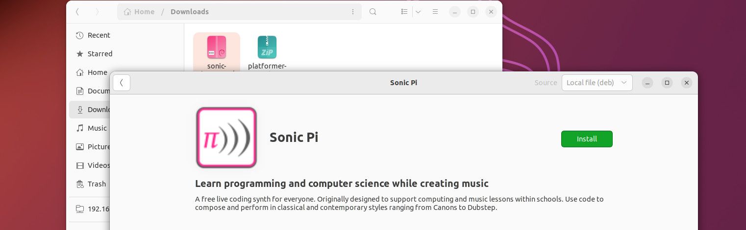 sonic pi installer