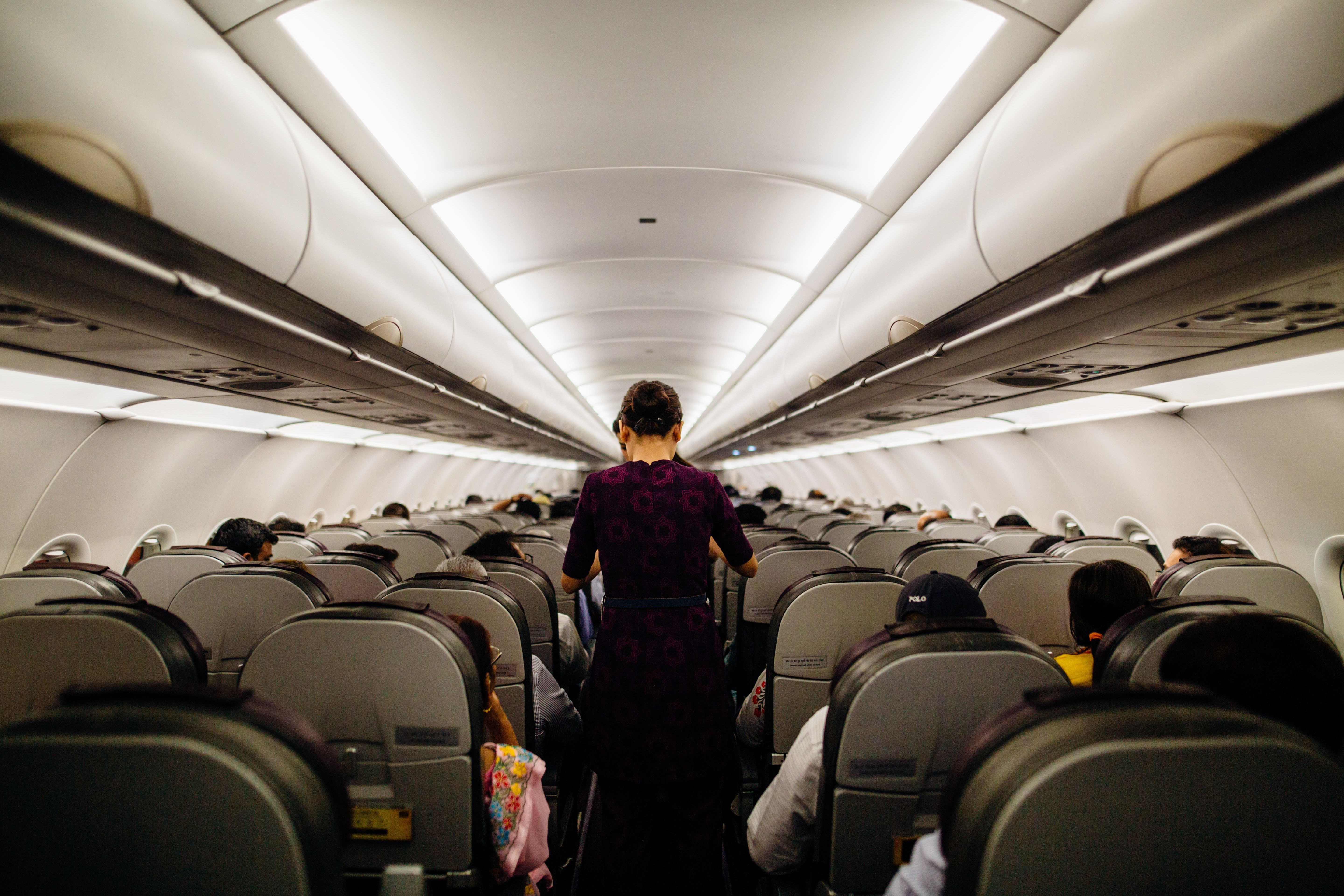 Stand up on a long haul flight