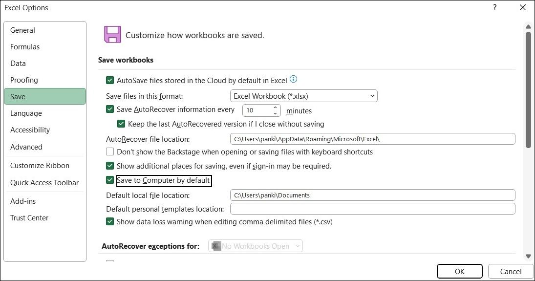 Impedir que Windows guarde archivos en OneDrive