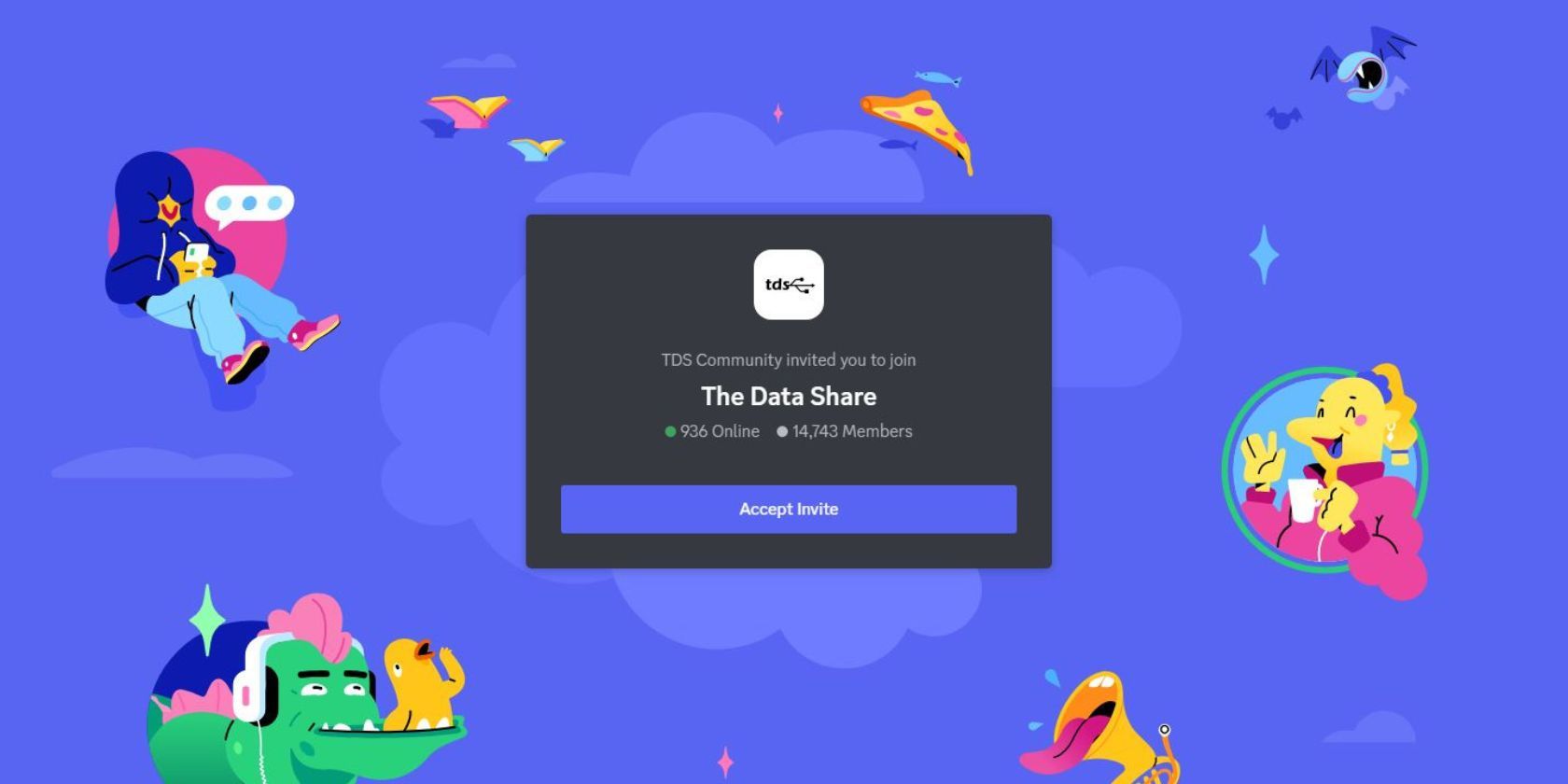 The Data Share Screenshot