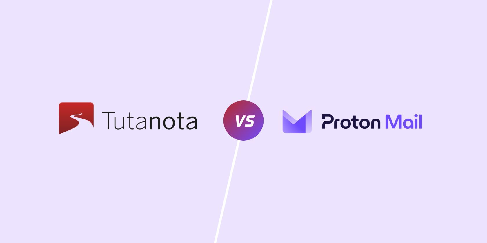 An illustration of Tutanota vs ProtonMail