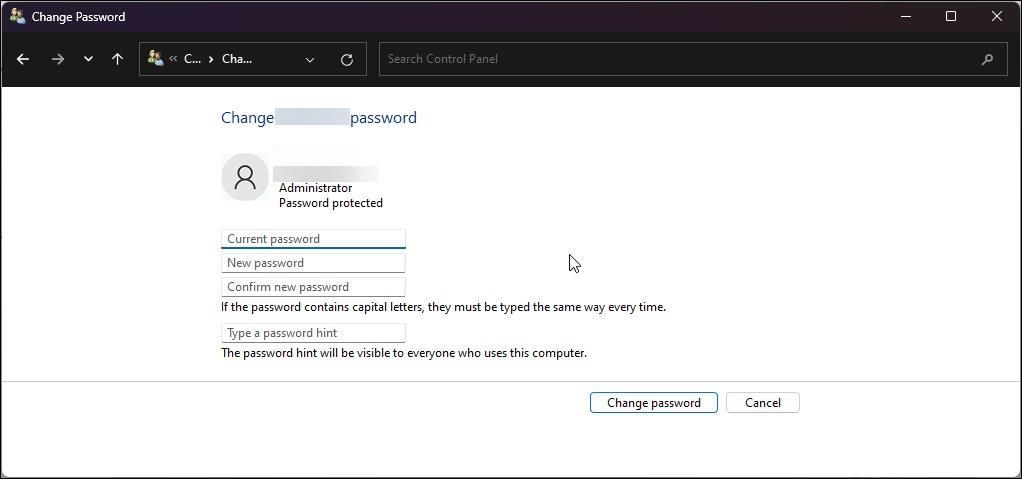 how-to-change-an-account-password-in-windows-11