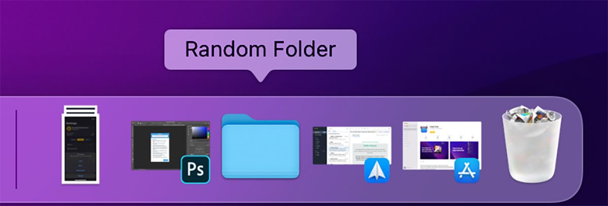Adding a Folder to the Dock on Mac