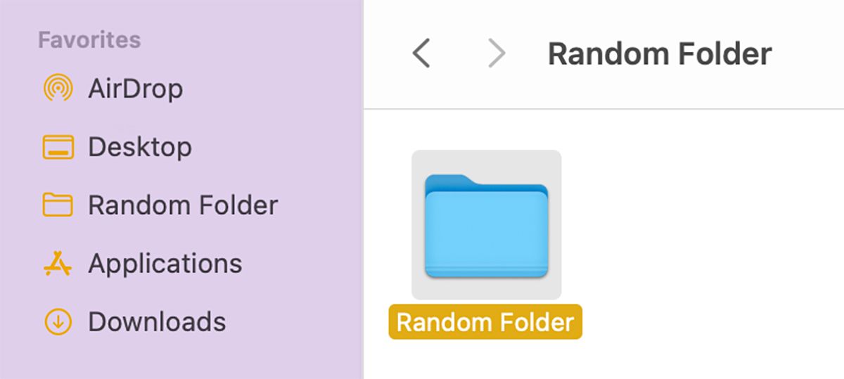 Adding a Folder to the Sidebar