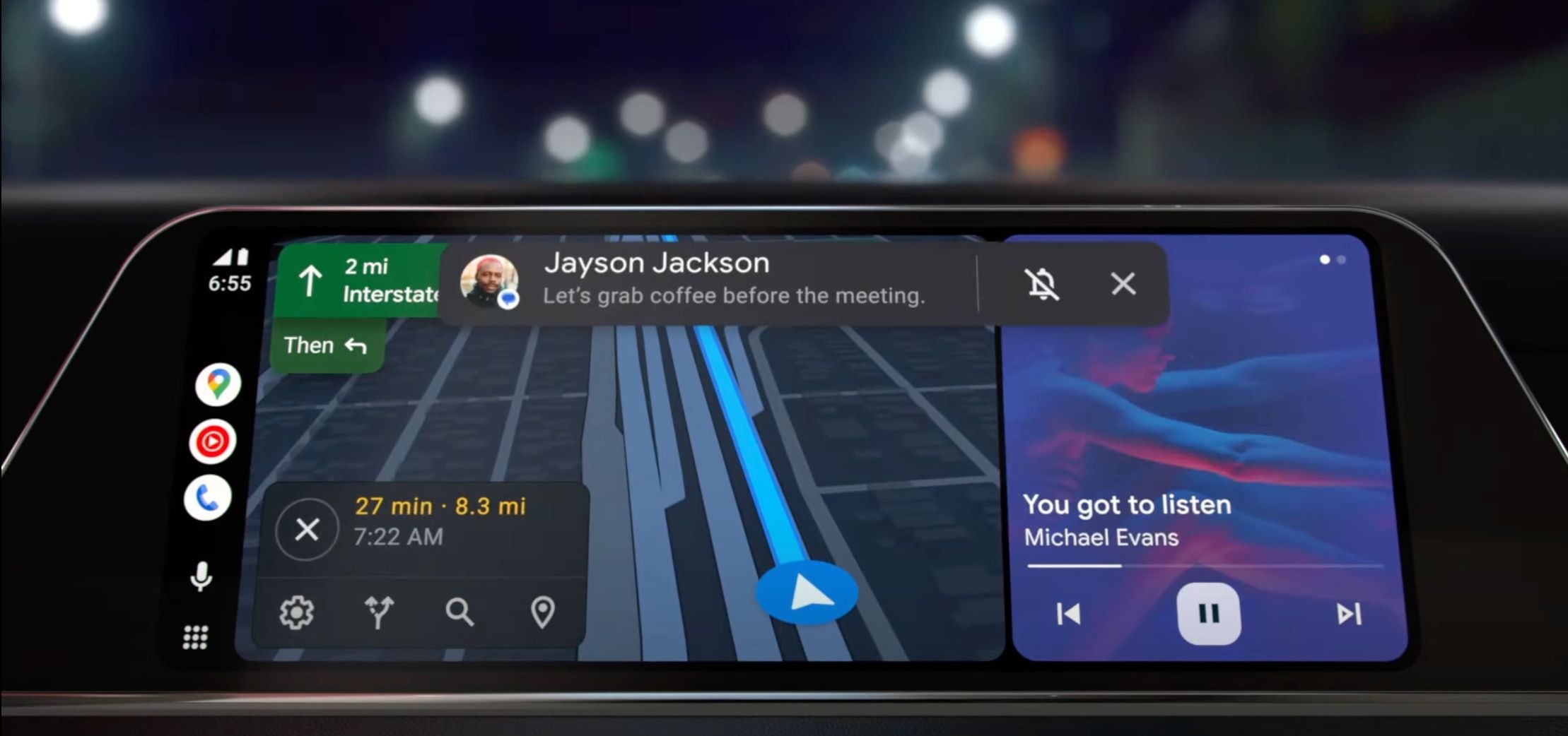 Nouvelle interface Android Auto