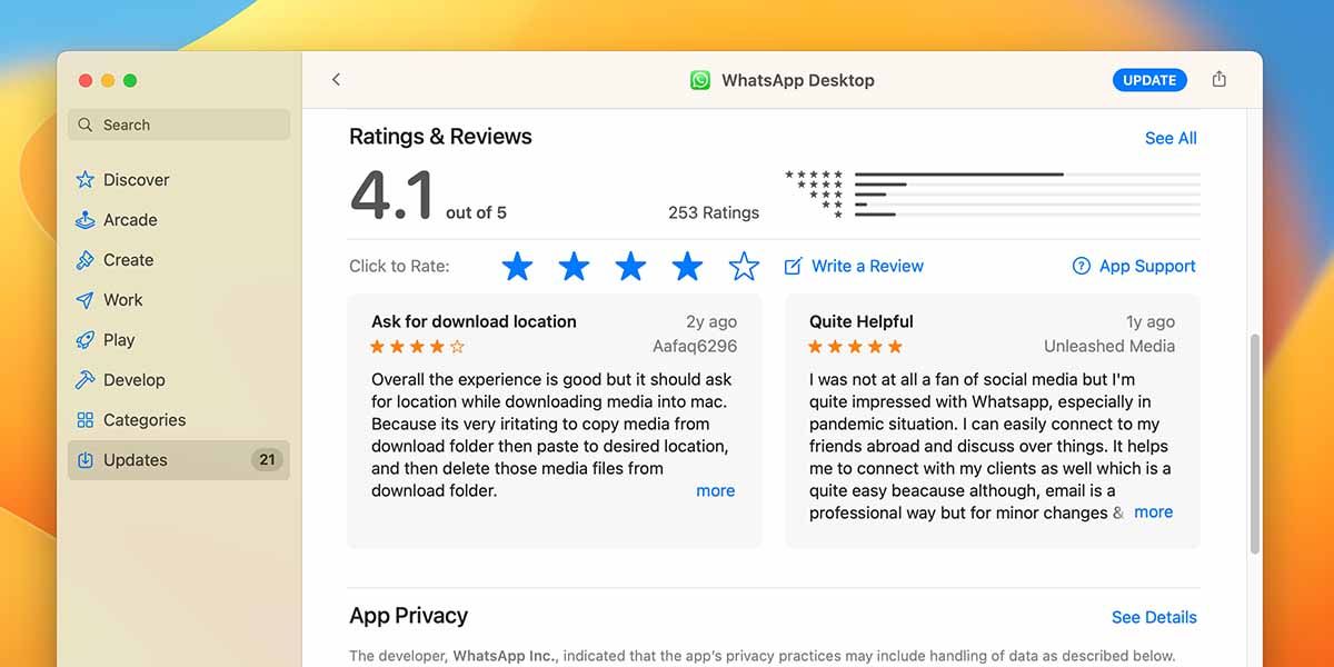 App Reviews On App Store