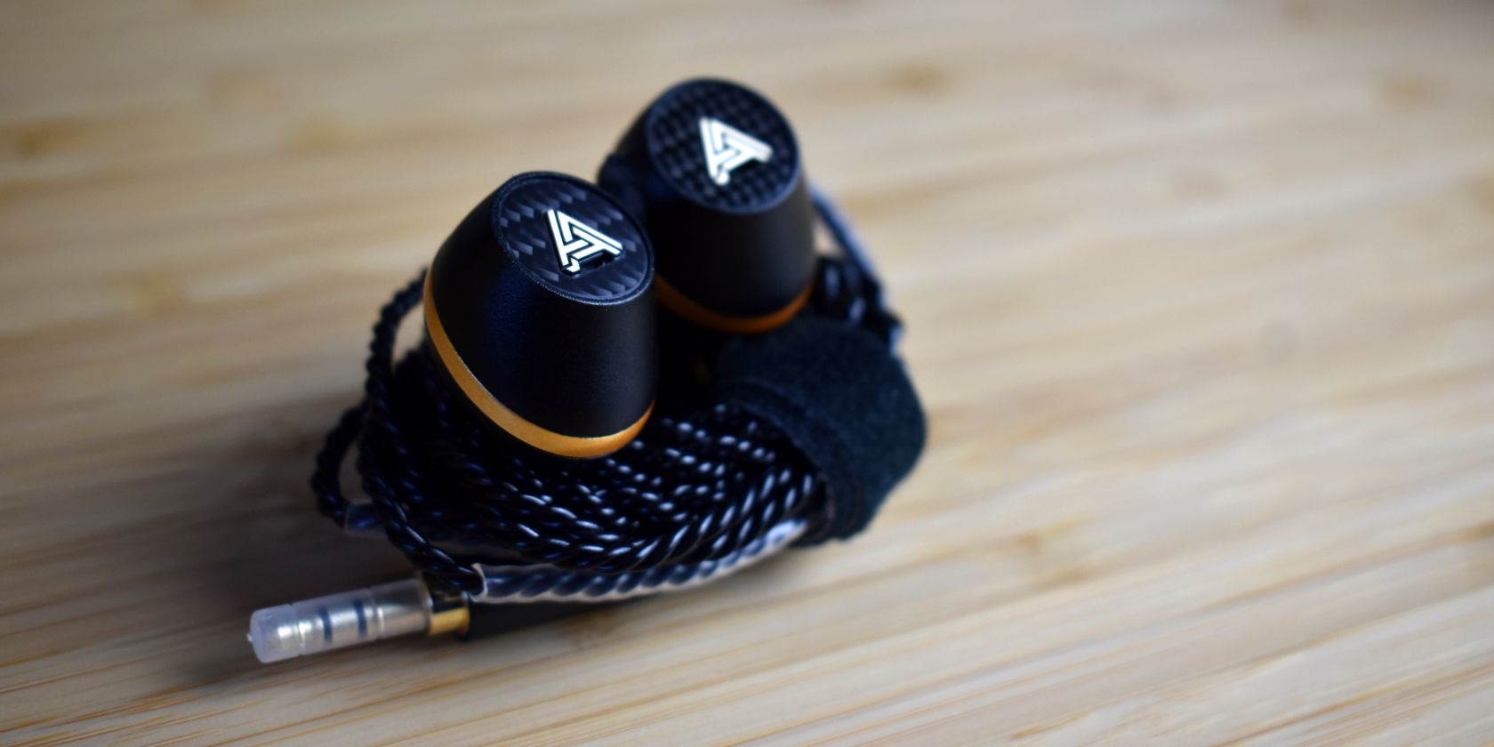 audeze euclid earbuds on wire side by side