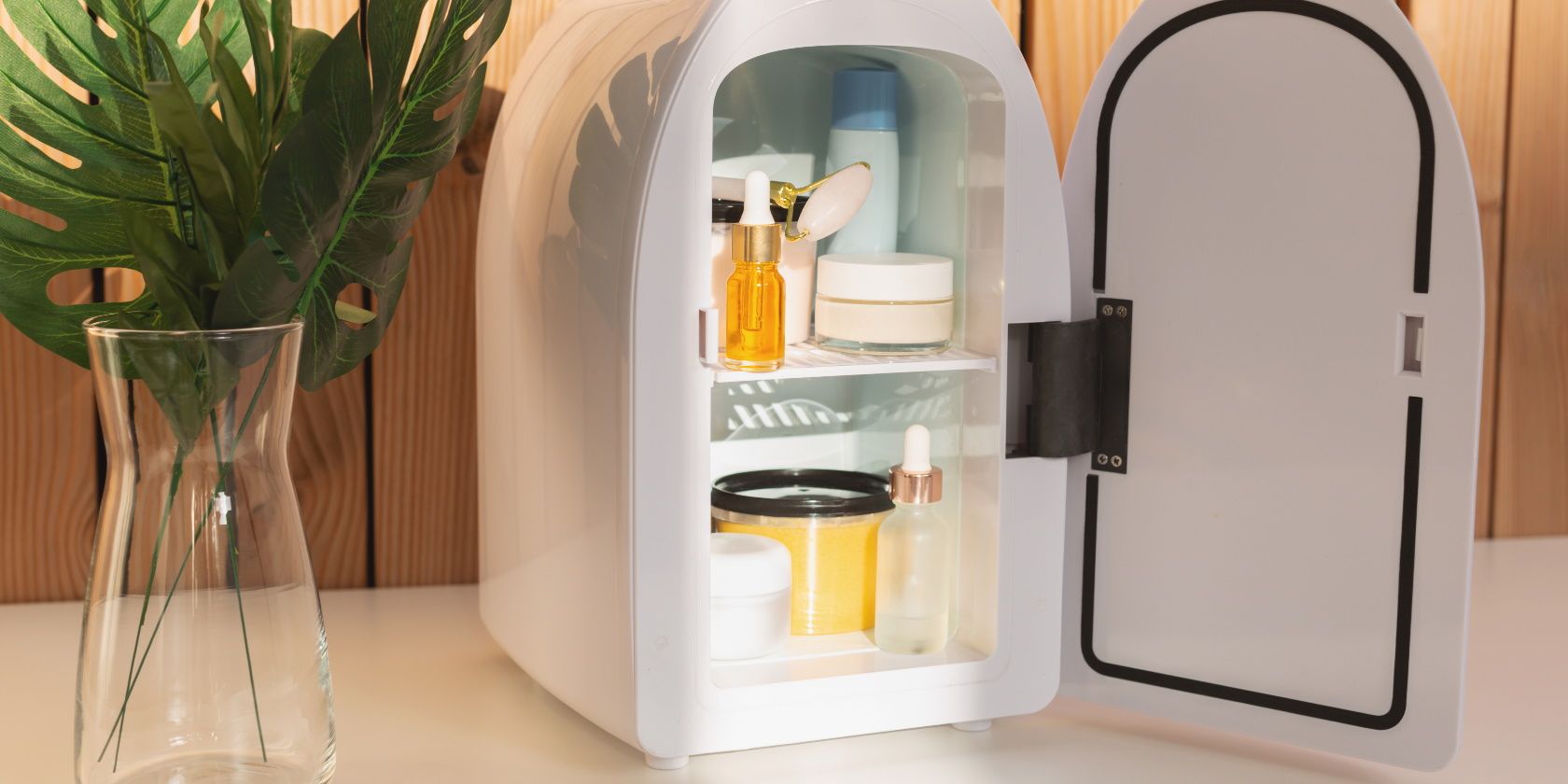 The Marble Cosmetics Fridge  Smart Skincare Storage To Keep Your Beauty  Products Fresh