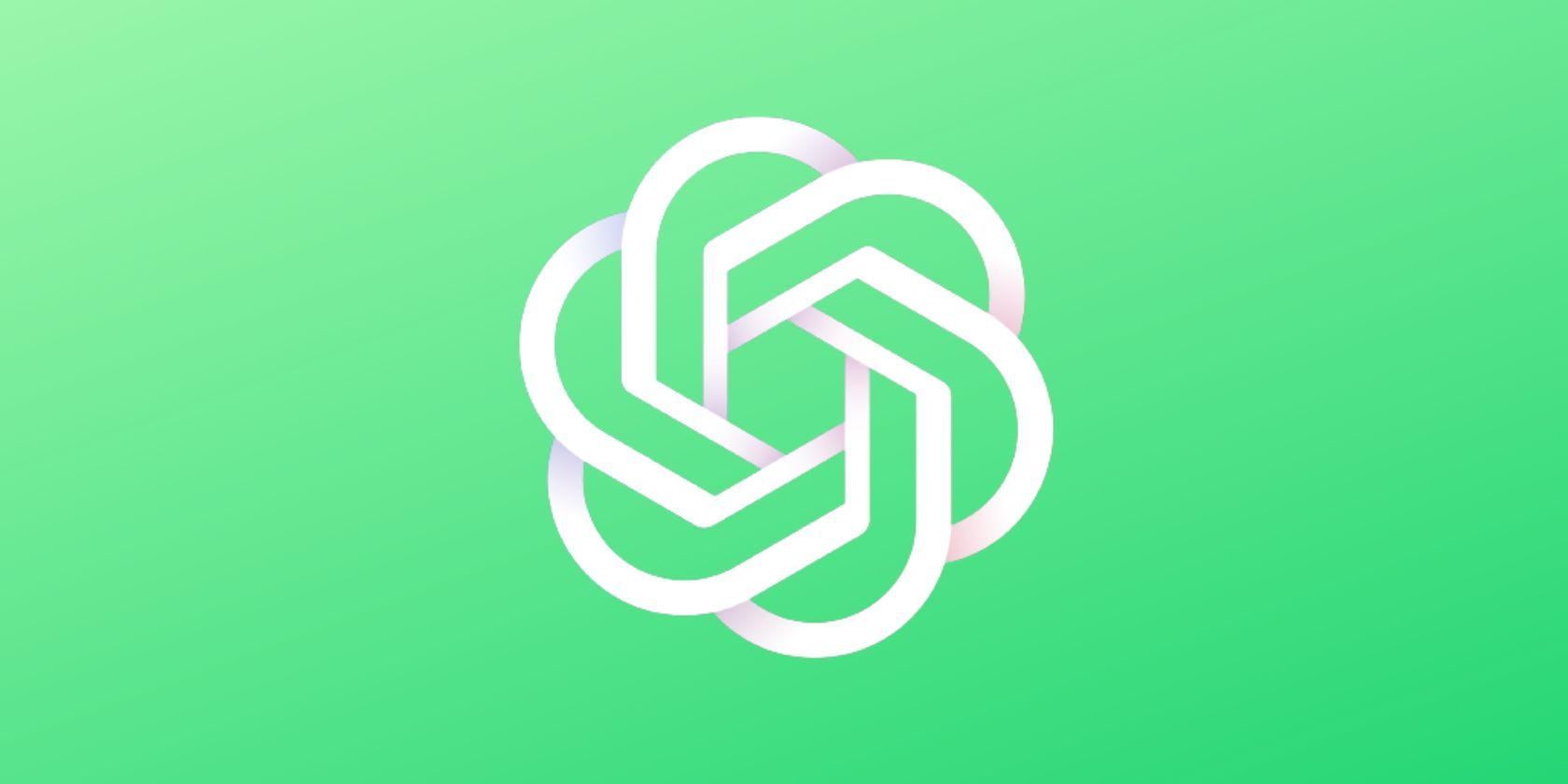 ChatGPT logo seen on light green background