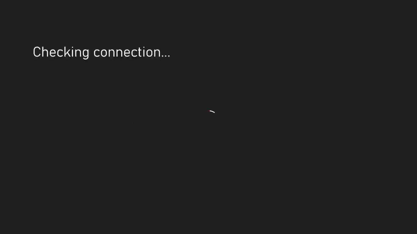 Ảnh chụp màn hình tải Kiểm tra kết nối trên Xbox Series X 