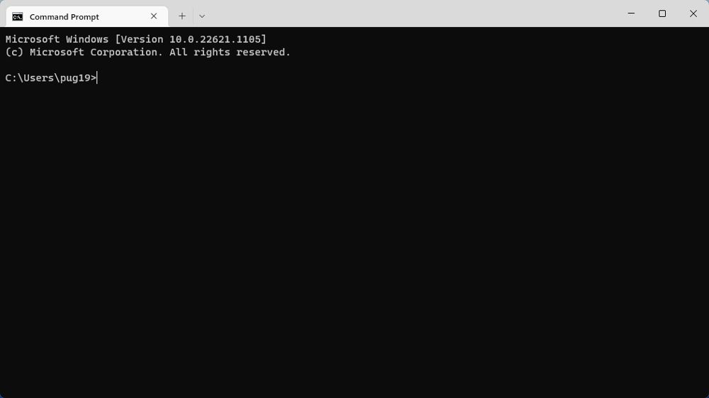 the command prompt tool in windows 11