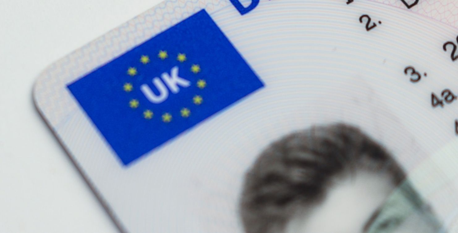 Carte d'identité britannique Photo de l'UE