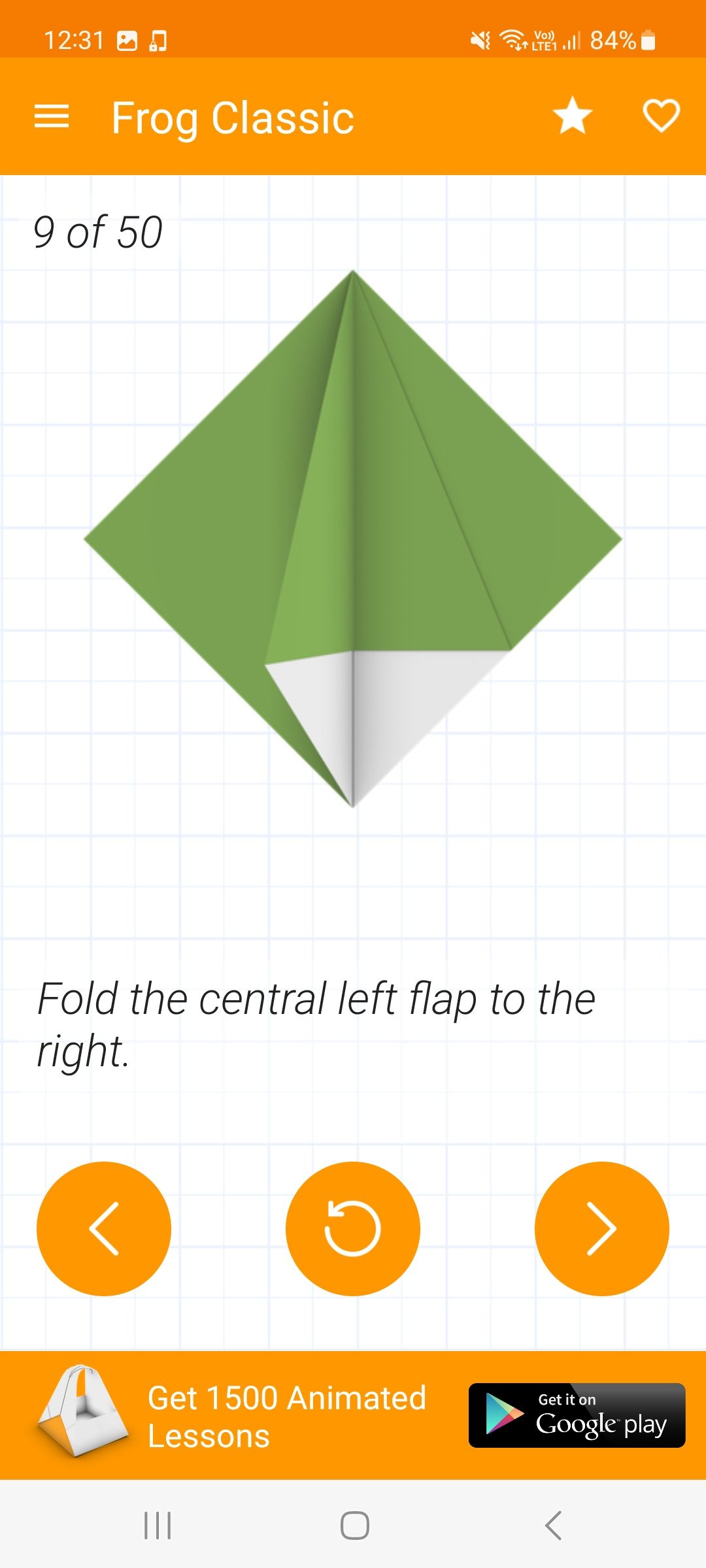 frog diagram in How to Make Origami