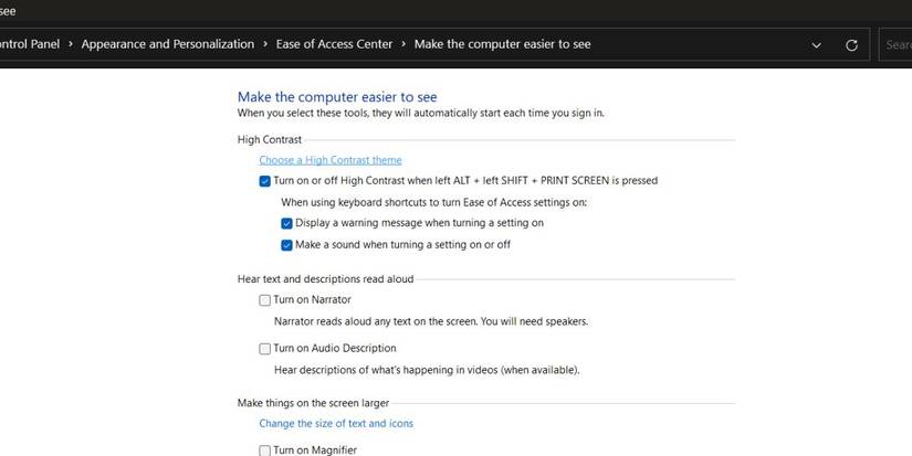 How to Turn Off High Contrast Mode on Windows