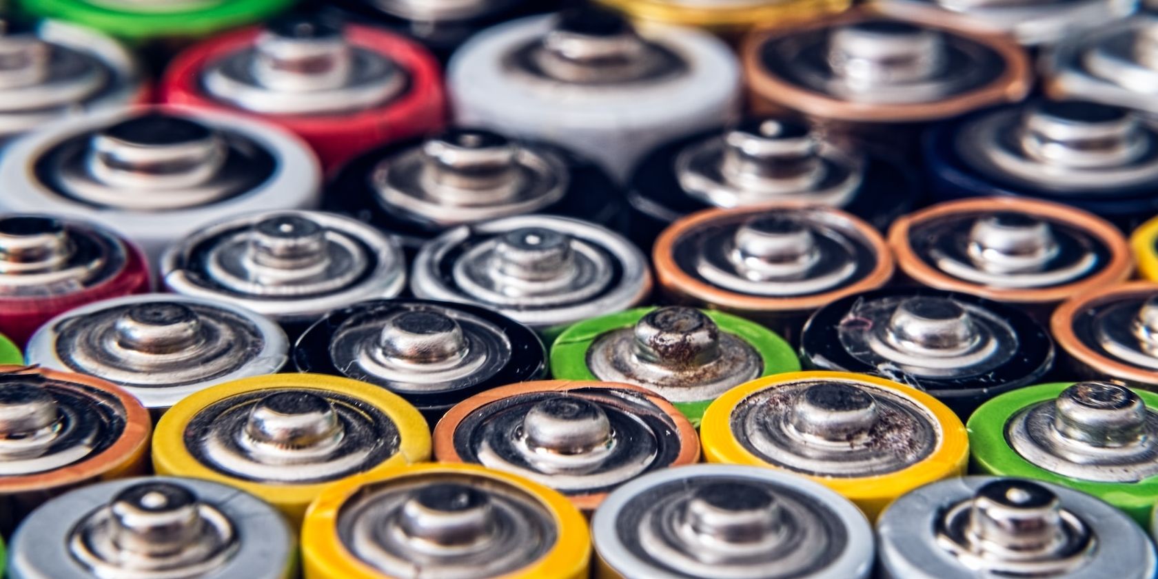 an array of batteries