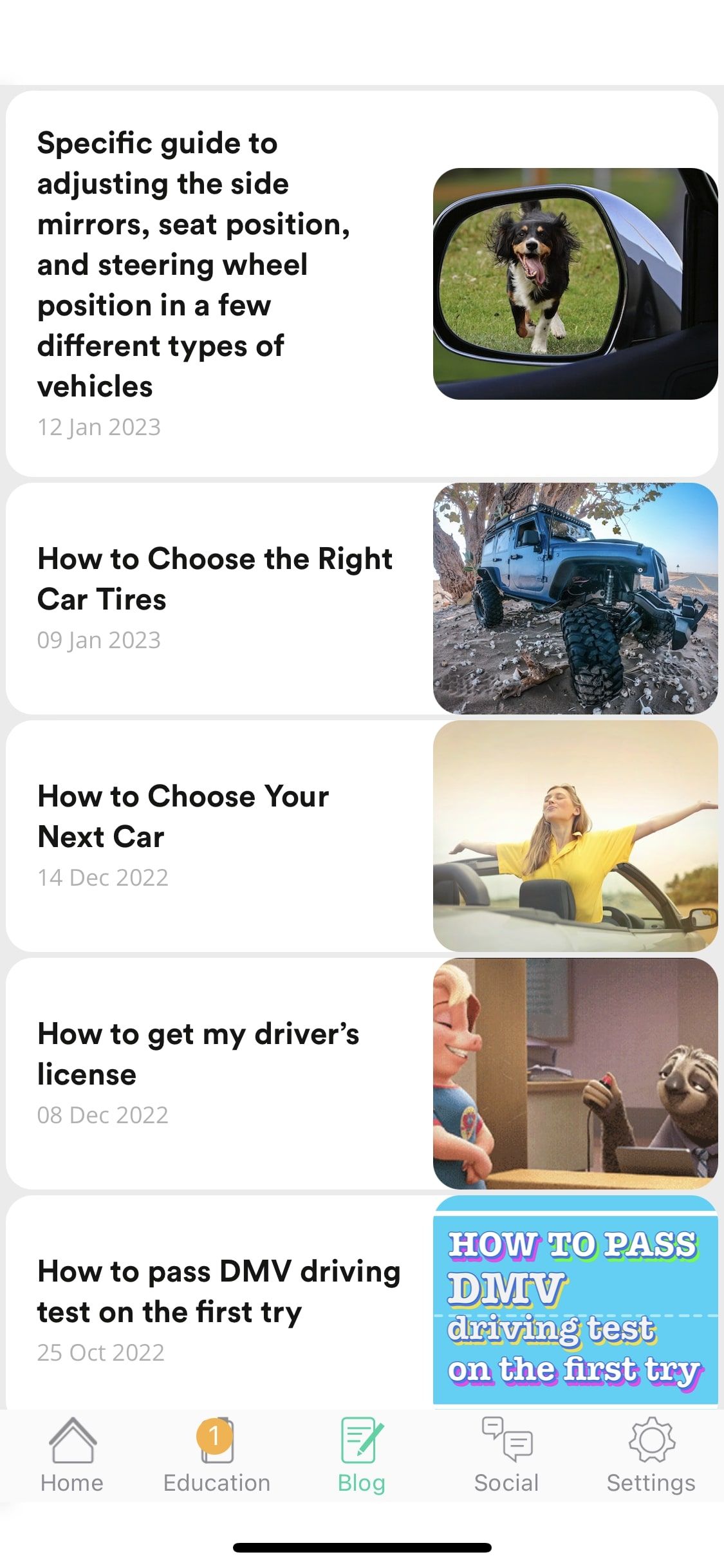 DMV Driver Test Driver Start App blog