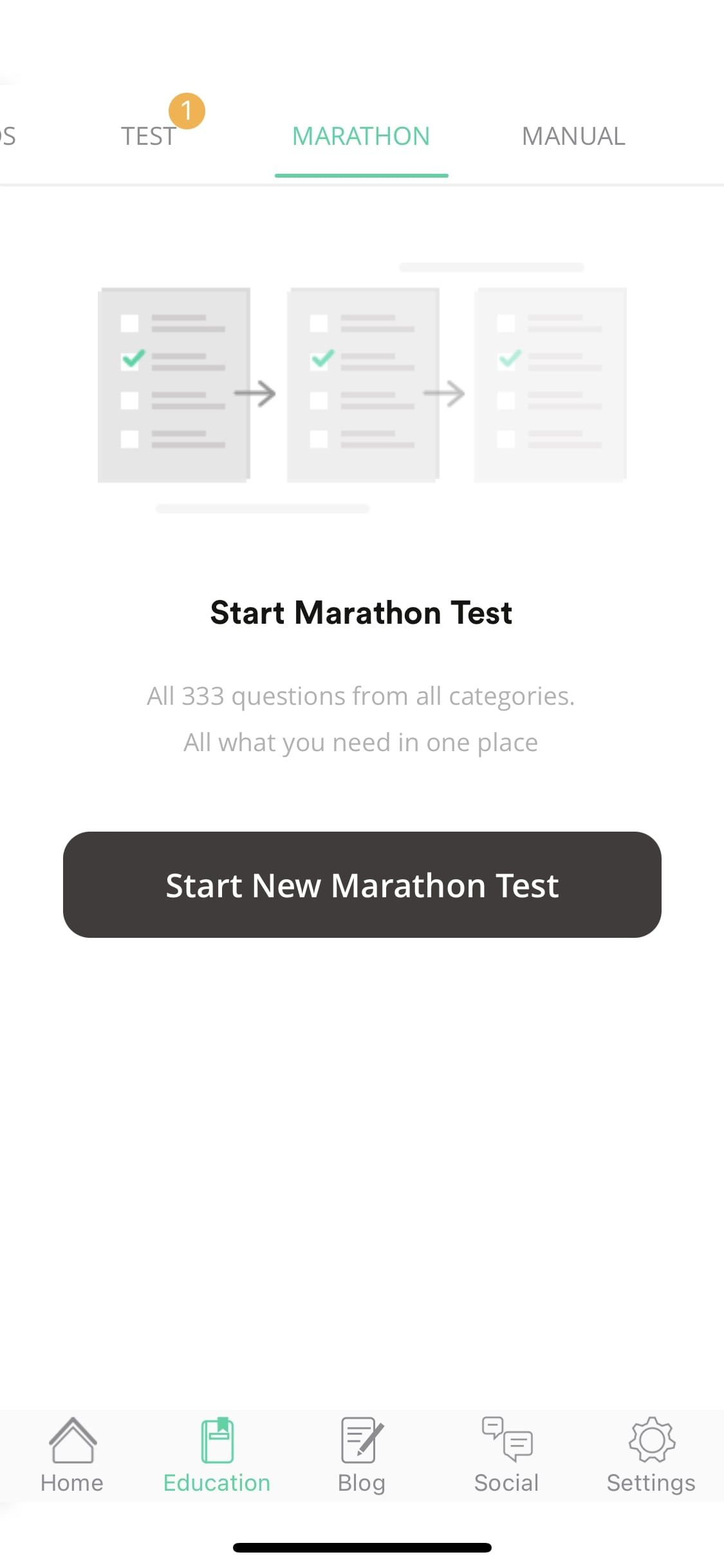 DMV Driver Test Driver Start App Marathon