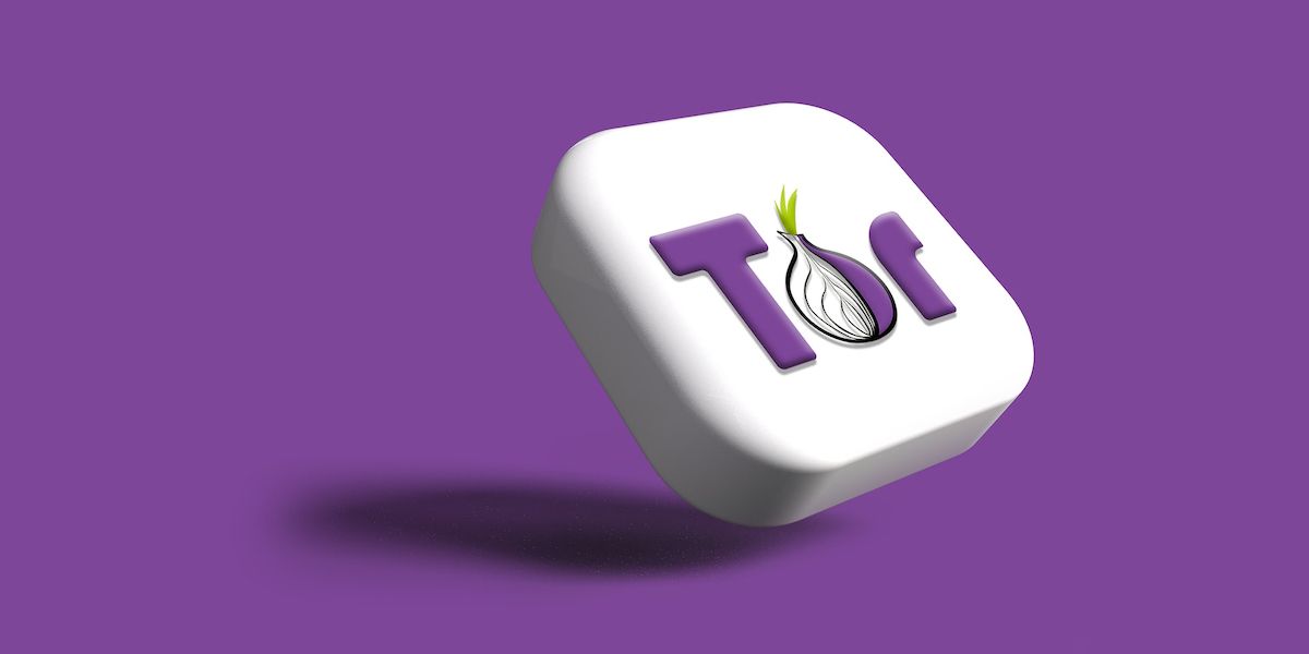 Icon of tor browser with purple background 