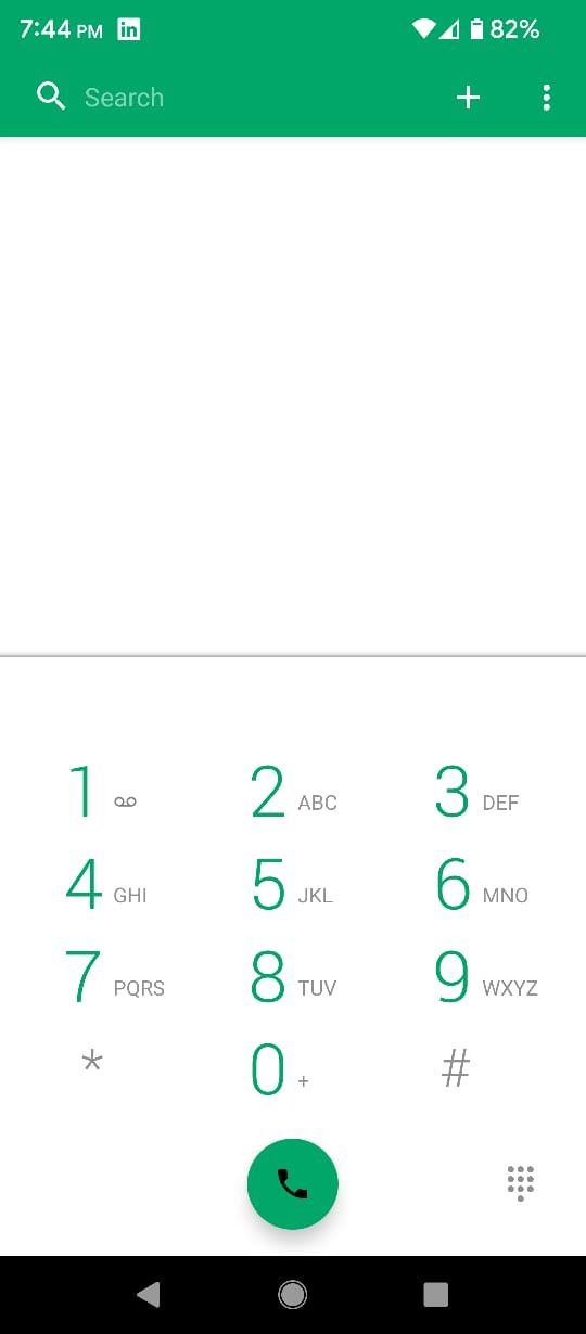 Change color of dialer