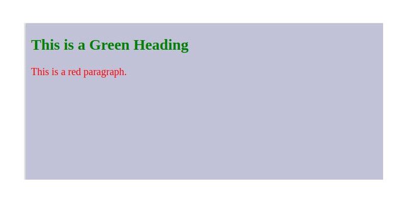 effect of inline css on text
