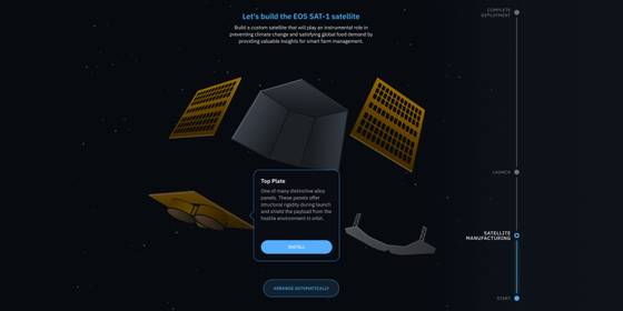 Learn & Build a Virtual Satellite With EOS Data Analytics