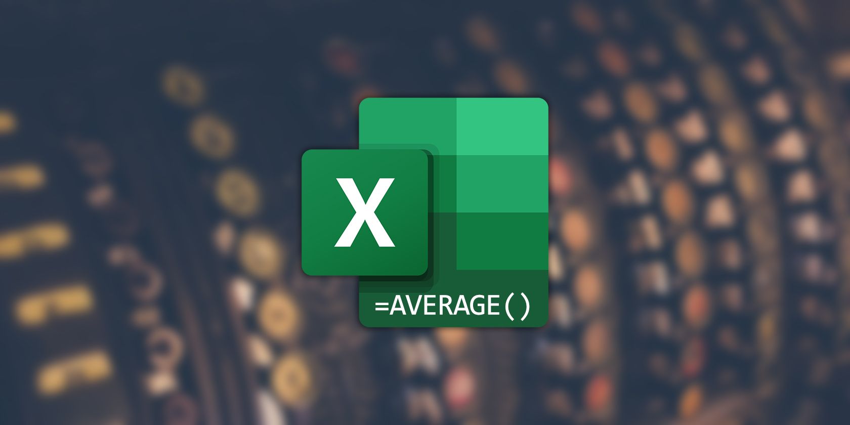 Logo Excel dengan fungsi AVERAGE di atasnya