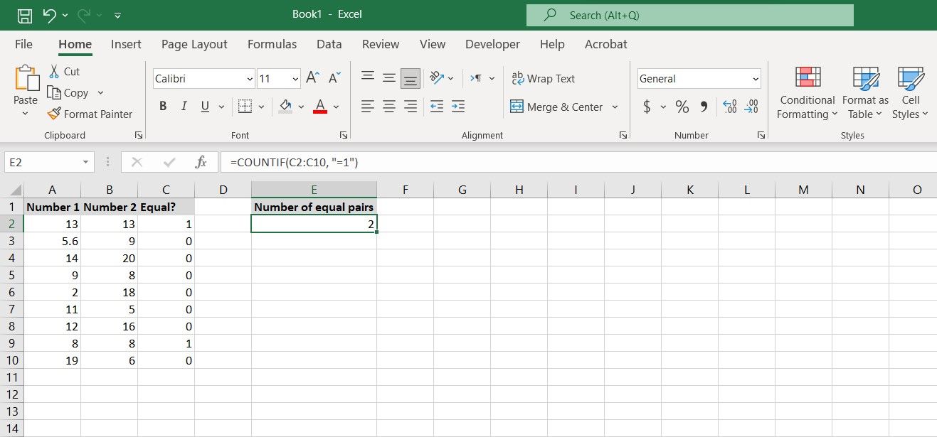 how-to-check-if-two-values-are-equal-in-excel