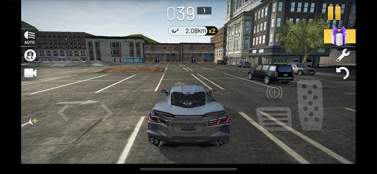 Mission de l'application Extreme Car Driving Sim