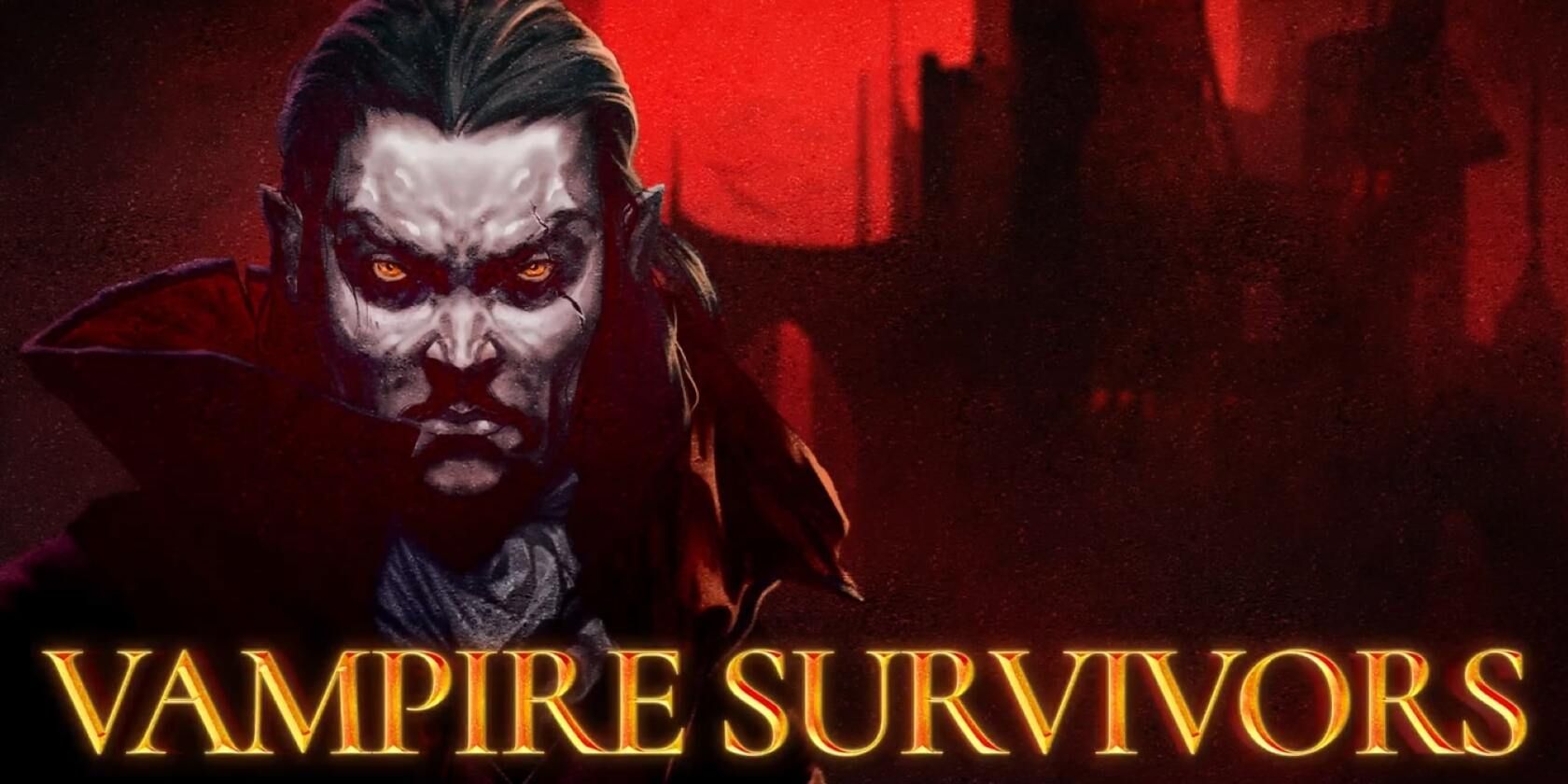 A screenshot of the loading screen for Vampire Survivors on Xbox Series X 