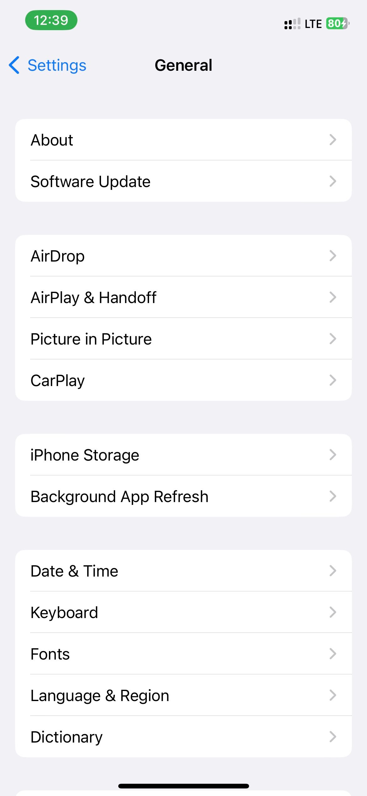 Tap on AirPlay & Handoff option in General settings