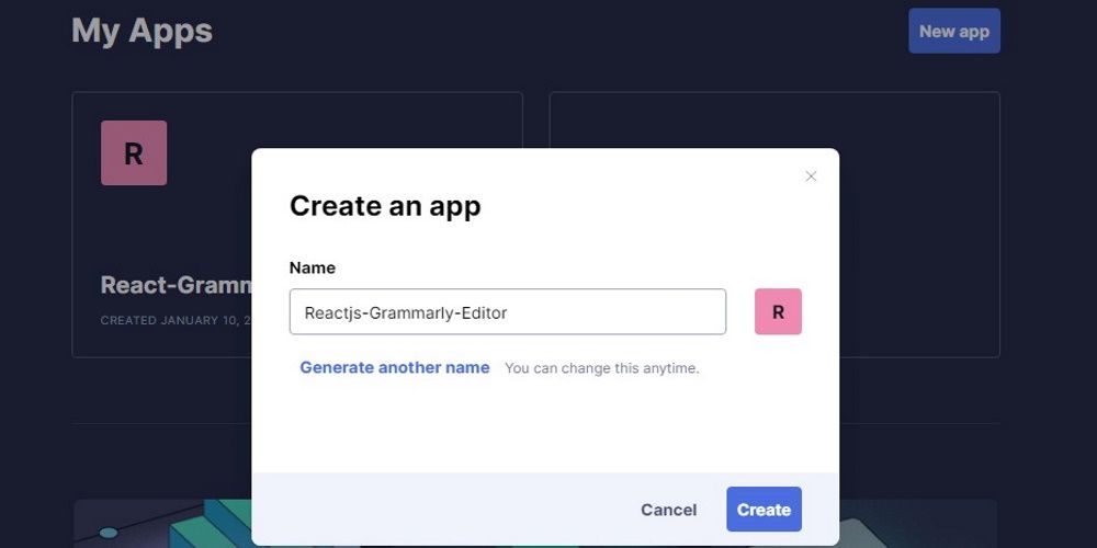Grammarly's New Application Pop Up Window on the developer console