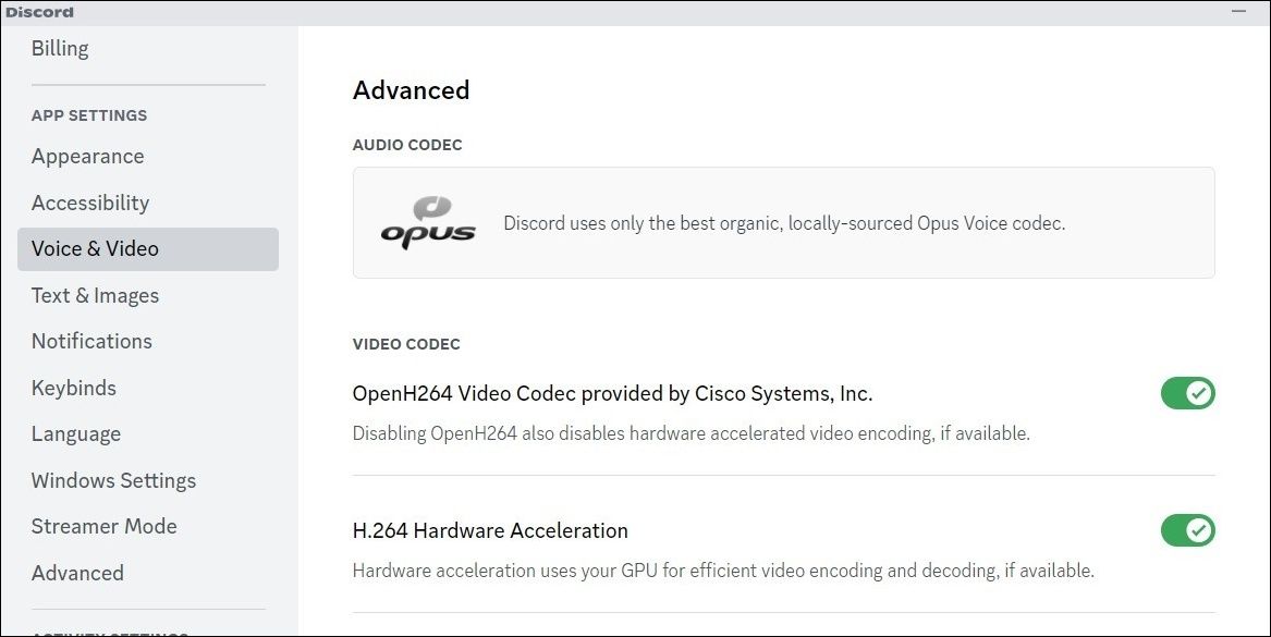 Hardware Acceleration in Discord