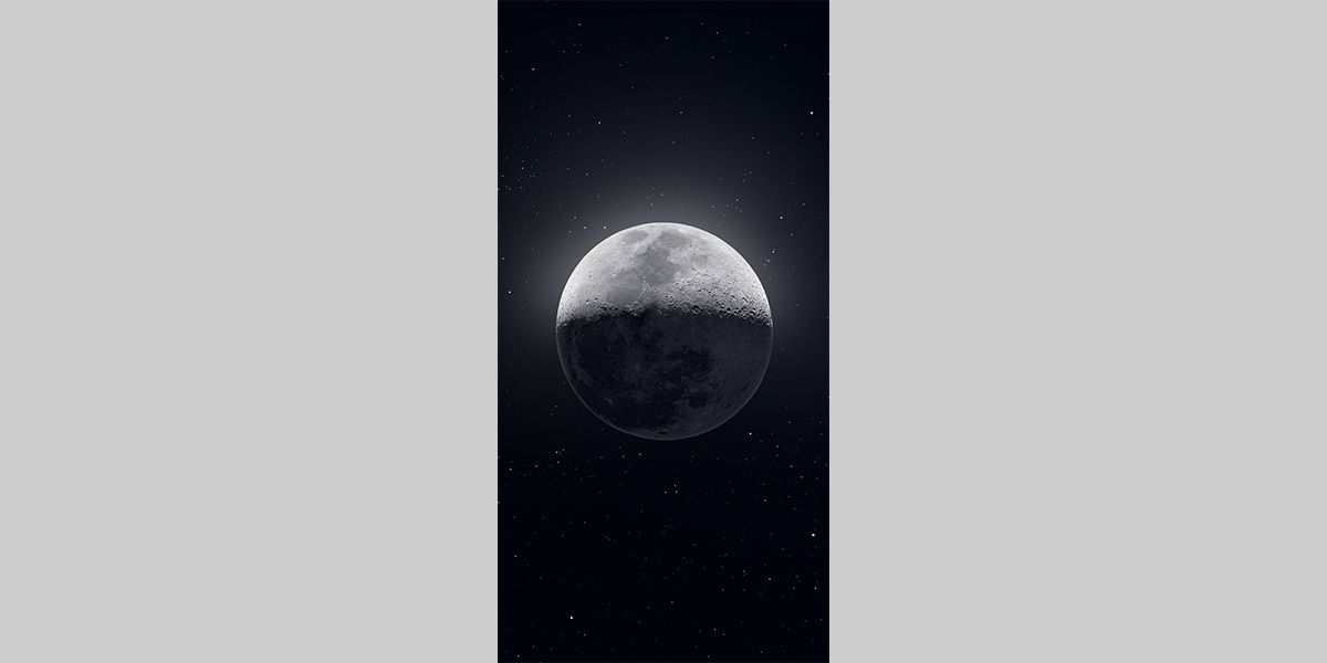 Papel de Parede de Lua em Alta Resolução para iPhone
