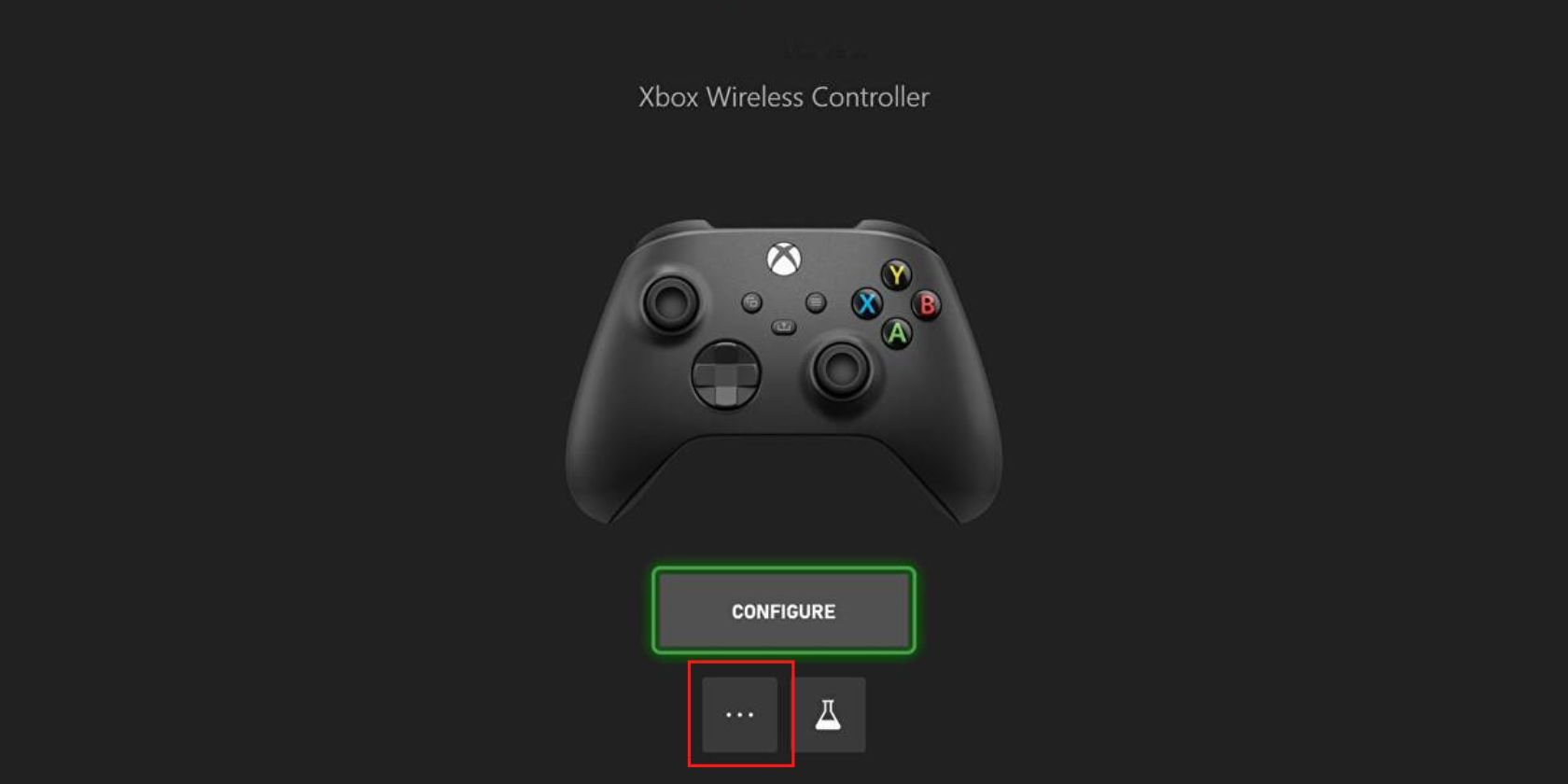 How to assign account to Xbox Wireless Controller More Options button