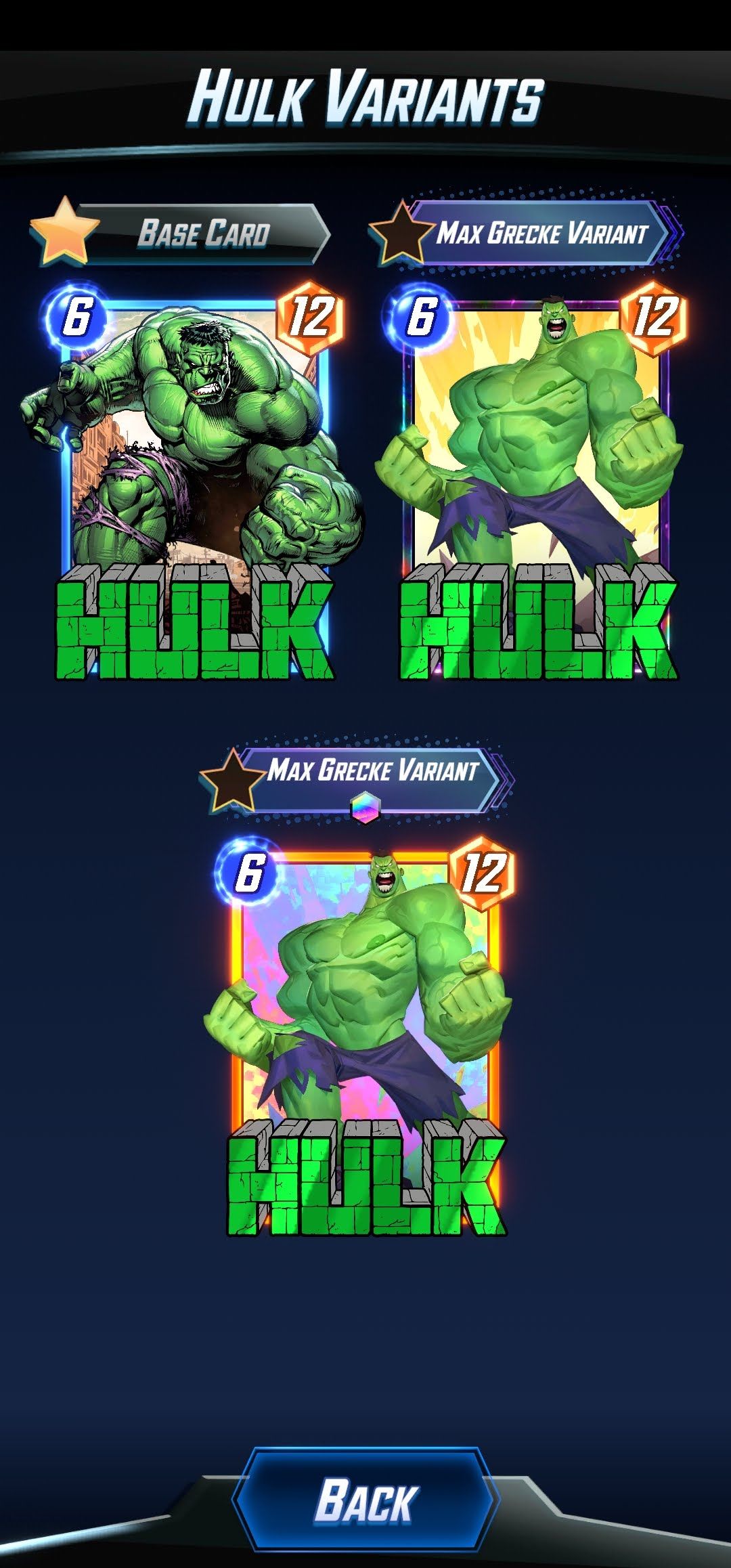 hulk variants