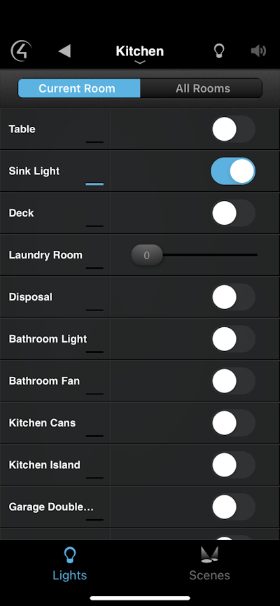 Control every light in your house with Control4