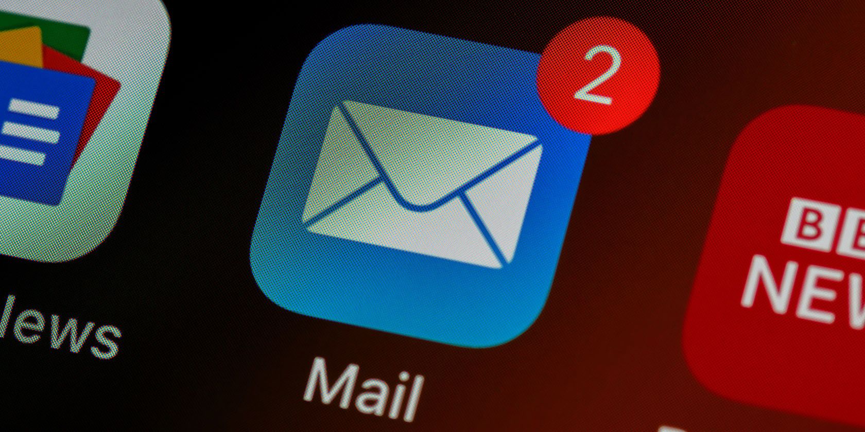 iPhone email icon