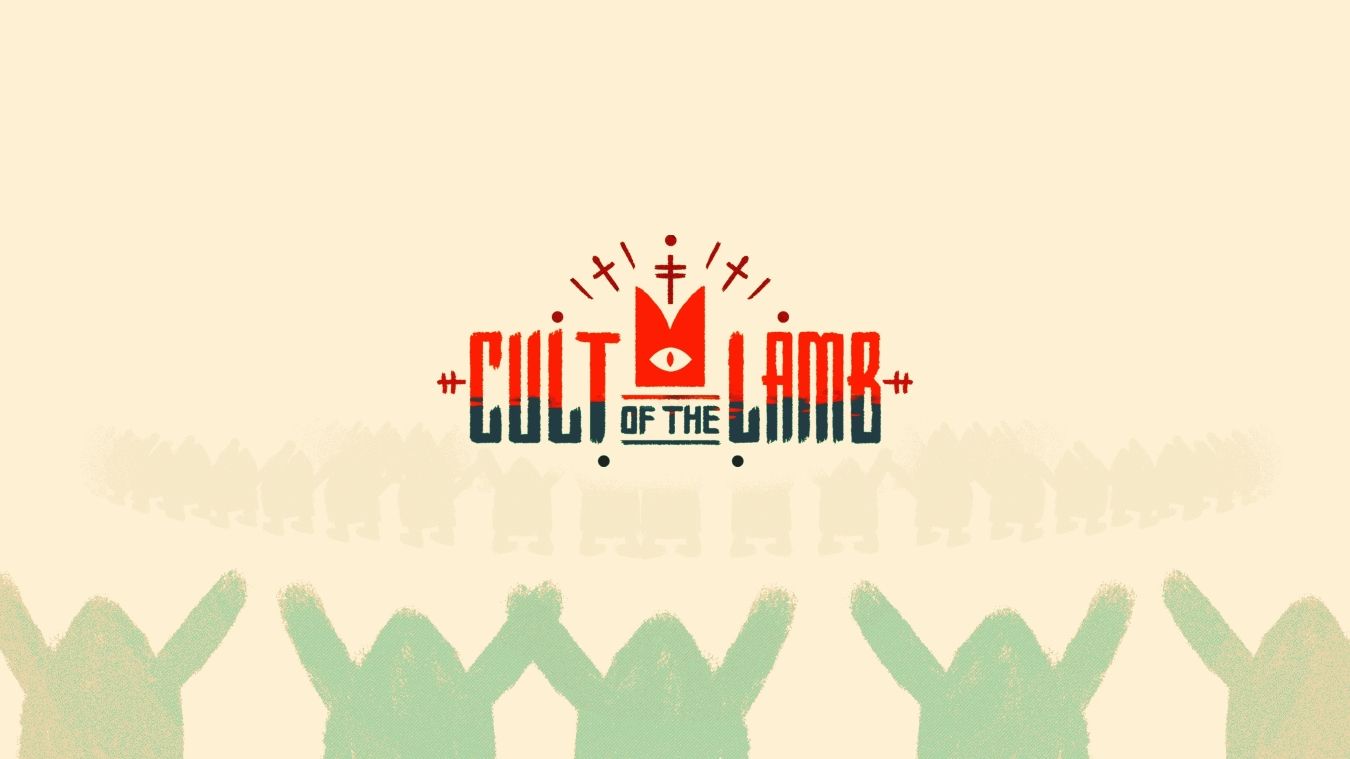 A screenshot of the title screen for The Cult of the Lamb on Xbox Series X
