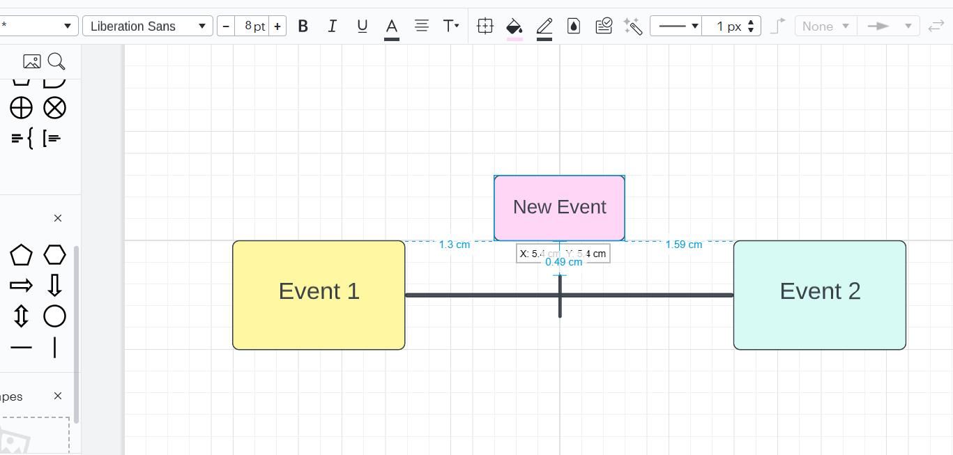 Adding A New Event To The Lucidchart Timeline