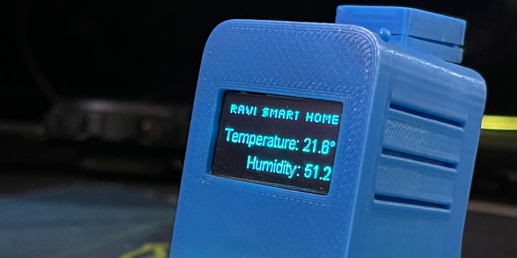 Home Automation Temperature and Humidity Monitoring Sensor