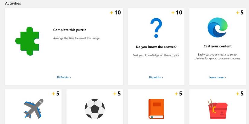 Microsoft Rewards Cheat Sheet How to Earn Microsoft Reward Points Quickly