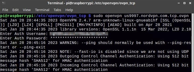 Connect to a VPN on your Raspberry Pi