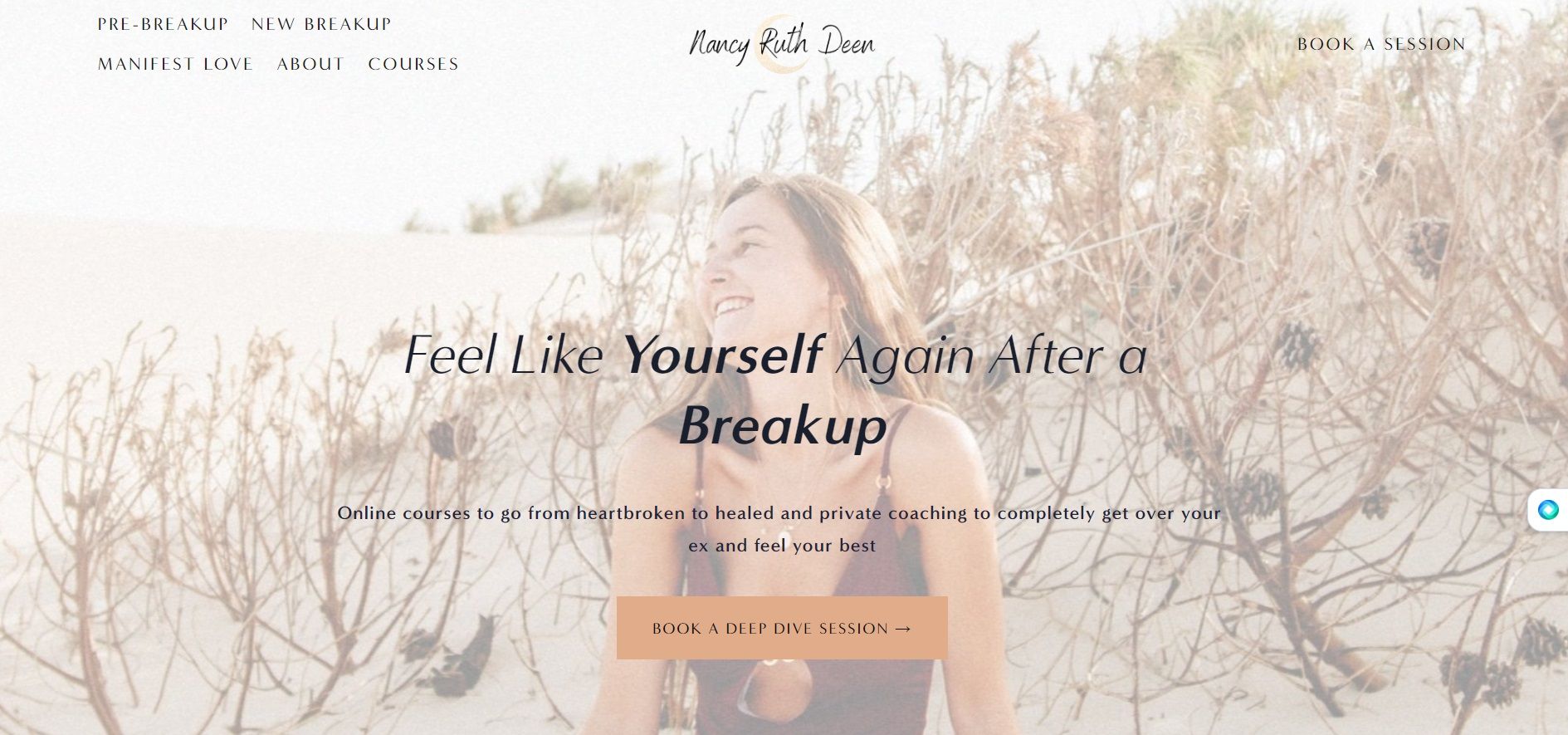 Nancy Ruth Deen's breakup website